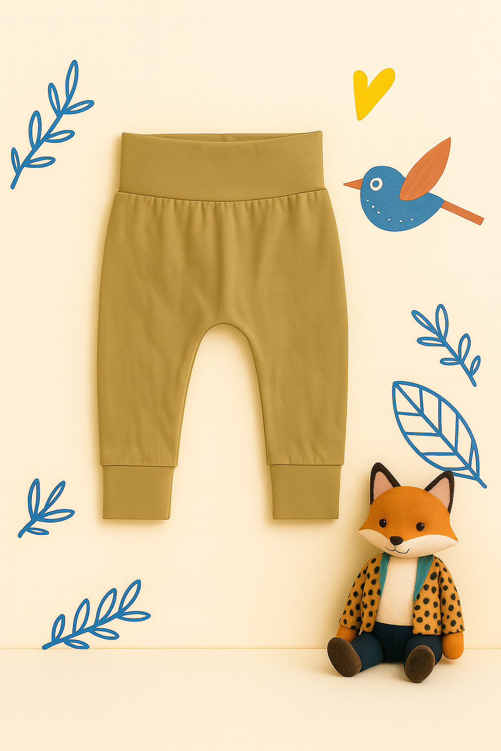 Pantalón MiniB Antigases de Algodón Pima Pancake color